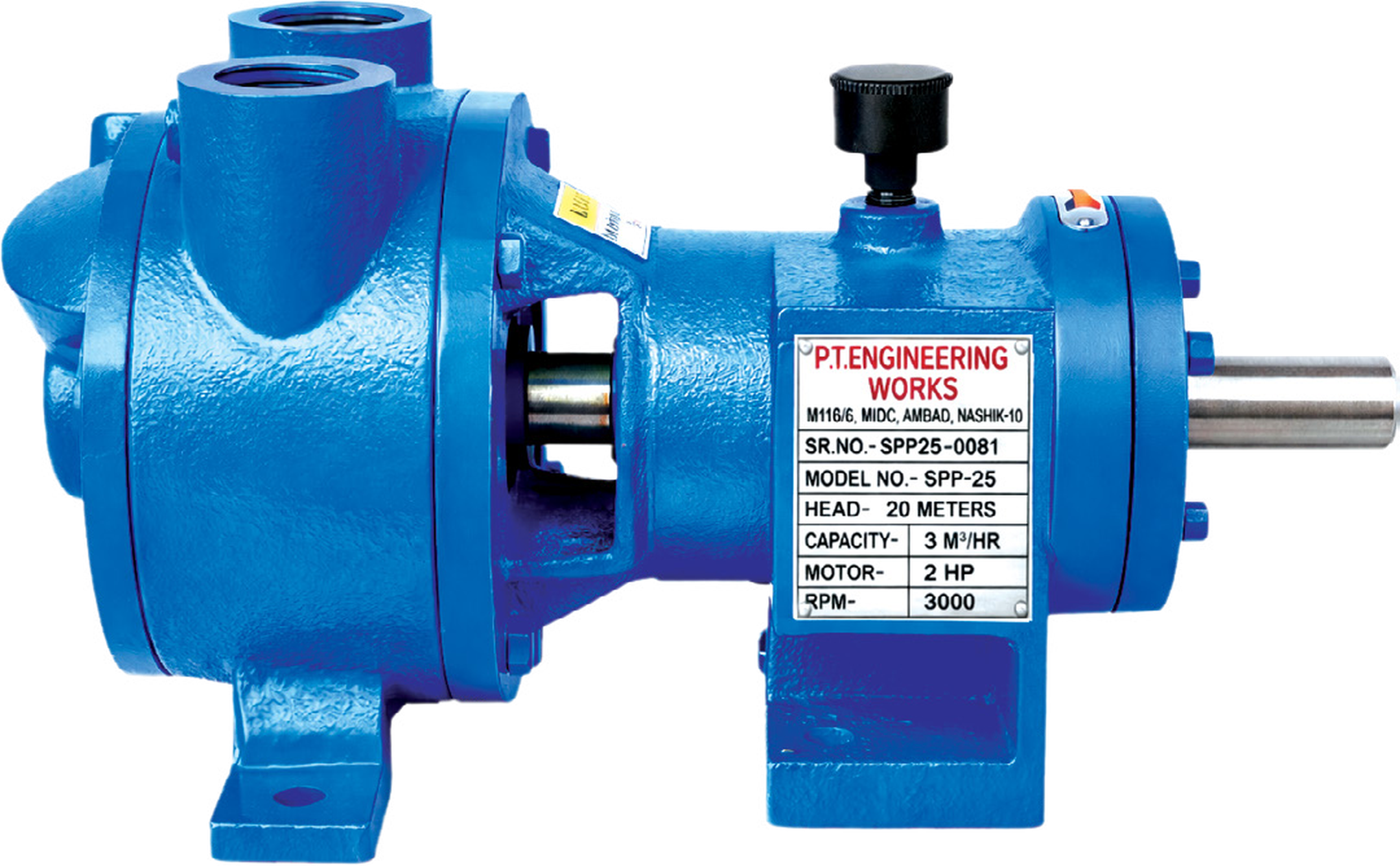 Self-Priming Centrifugal Pump — PT Pumps